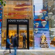 A Louis Vuitton boutique in London.