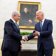 Netanyahu och Biden.