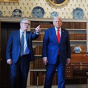 Donald Trump och Keir Starmer, 18 september 2025.