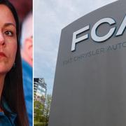 UAW:s vice ordförande och fackbas på Fiat Chrysler Cindy Estrada.