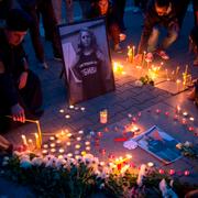 Många samlades i parken i Ruse och i Sofia