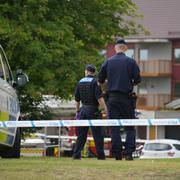 Bild från polisinsatsen.