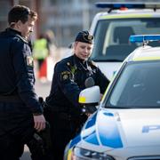 Inspelning av ”Tunna blå linjen”. 