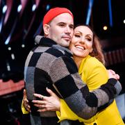 Martin Stenmarck och svägerskan Lina Hedlund tävlar mot varandra i Melodifestivalens tredje deltävling som sänds från Tagera Arena på lördag.