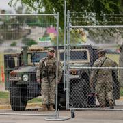 Soldater från nationalgardet i Texas.