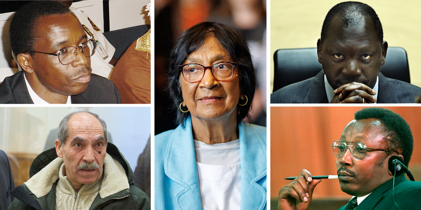 Navanethem ”Navi” Pillay och de fyra männen i artikeln.