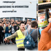 Afghanska ungdomar demonstrerar på Medborgarplatsen 2017/Illustrationsbild