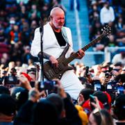 Bassisten Sam Rivers under en spelning i USA i juni i år.