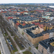 Östermalm/arkivbild, polisbil i Stockholm.