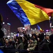 Protester i Bukarest på onsdagen