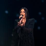 Israels Yuval Raphael i ”Eurovision Song Contest”.