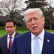 Donald Trump och Marco Rubio.