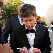 Sam Altman utanför Vita huset, 24 september.