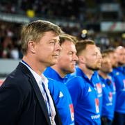 Tomasson inför kvällens match. 