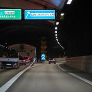 Dödskjutningen skedde i Björktunneln i Södra länken. 