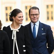 Kung Carl Gustav, drottning Silvia, kronprinsessan Victoria och prins Daniel på Riksplan inför riksmötets öppnande förra året.