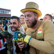 Dalkurd firar avancemanget.