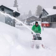 På flera håll ha snörekord slagits.