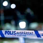 Polisavspärrning. Illustrationsbild