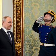 Russian President Vladimir Putin in the Kremlin. 