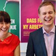 Åsa Romson och Gustav Fridolin.