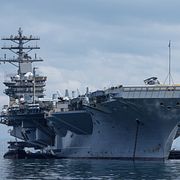 Hangarfartyget USS Nimitz.