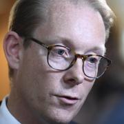Tobias Billström, Moderaternas gruppledare i riksdagen. 