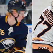 Rasmus Dahlin och Ray Bourque.