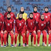 Iranska damlandslaget 8 mars.