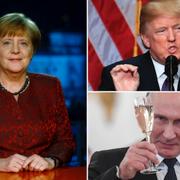 Angela Merkel/Donald Trump/Vladimir Putin.