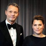 Felix Herngren och Mia Skäringer under pressdagen inför premiären av filmen Solsidan.  