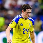 Elliot Stroud i en aktion under matchen.