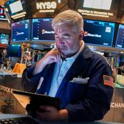 Trader Edward McCarthy works on the floor of the New York Stock Exchange, May 14, 2025.