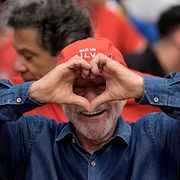 Lula da Silva i Rio de Janeiro på valdagen, 25 oktober.