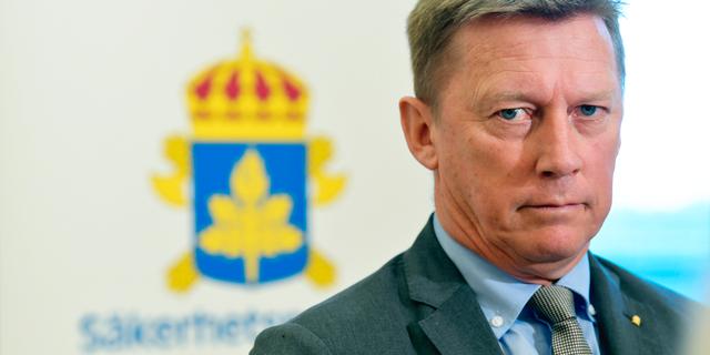 Säpochefen Klas Friberg. Henrik Montgomery/TT / TT NYHETSBYRÅN