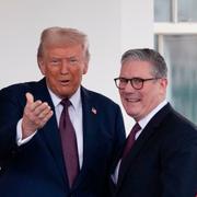 Arkivbild. Donald Trump och brittiska premiärministern Keir Starmer. 