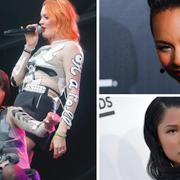 Icona Pop, Alicia Keys och Nicki Minaj.