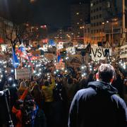 Demonstrationer i Slovakien.