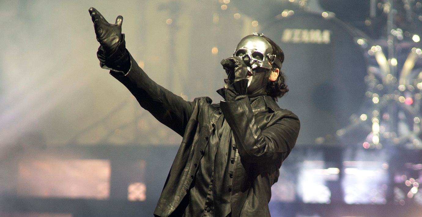 Ghost-sångaren Tobias Forge under spelning i Baltimore förra året. 