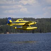 Flygplan deltagit i släckningsarbetet. 