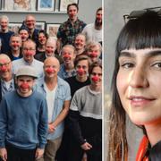 Laleh och komikerna i Grotescoserien 