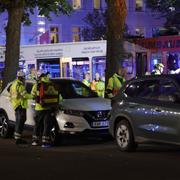 Spårvagnen och det demolerade gatuköket.