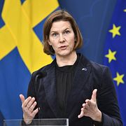 Jämställdhetsminister Nina Larsson.
