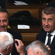 Tjeckiens premiärminister Andrej Babis efter gårdagens förtroendeomröstning. 