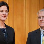 Anna Kinberg Batra och Olli Rehn.