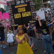 Demonstration i Tel Aviv för gisslans frigivande.