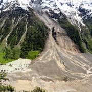 Den kollapsade glaciären.