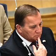Stefan Löfven i riksdagen, 2021/Ida Gabrielsson i riksdagen, 28 september.