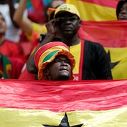 Ghanafans under VM-matchen mot Portugal