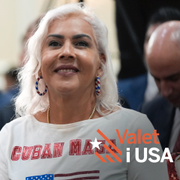 Latinamerikaner vid ett Trump-möte i Doral, Florida 22 oktober.